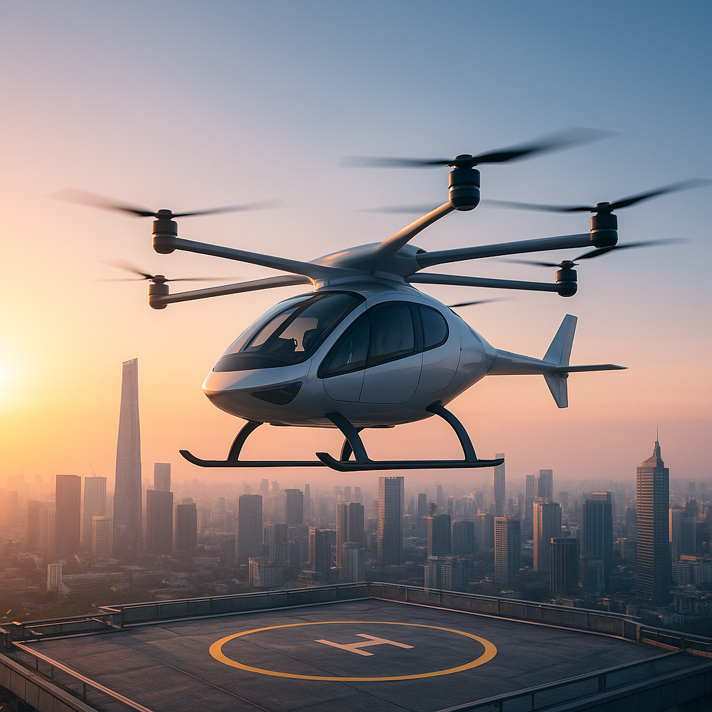 Flying cars take off in China as the world races for the future of urban air mobility