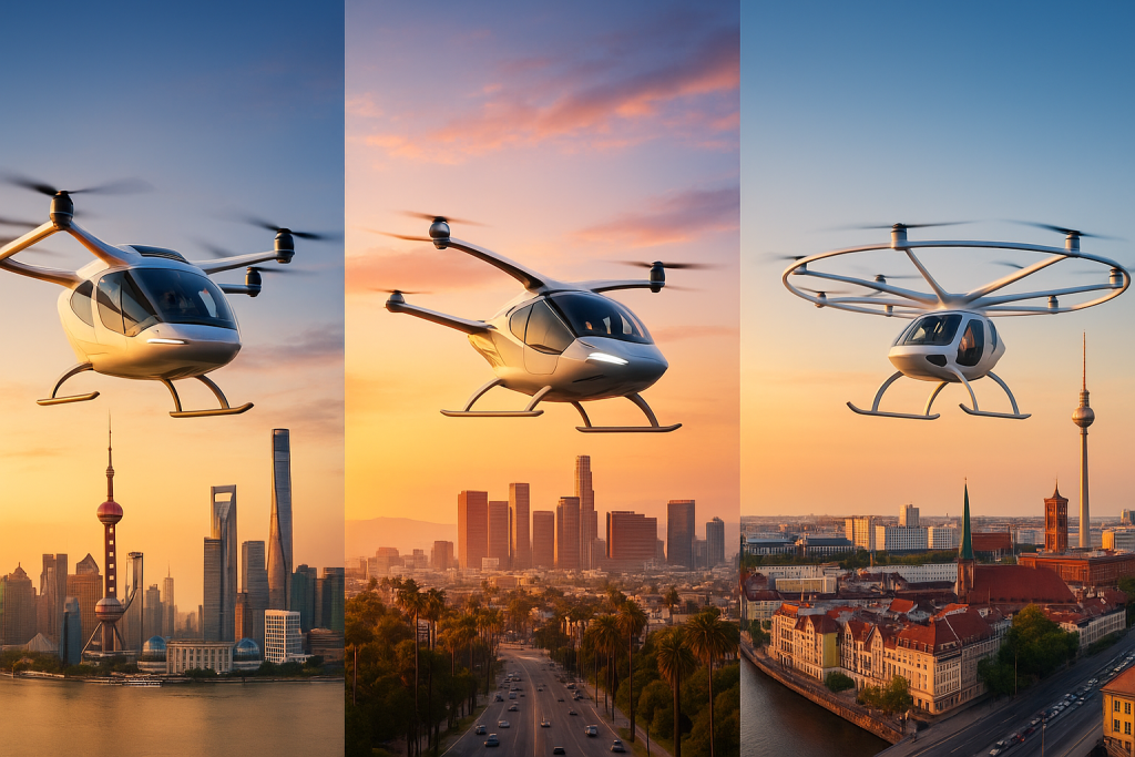 FLying cars across the world