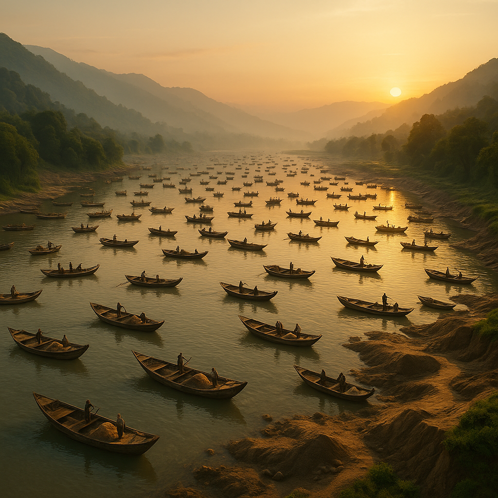 Kashmir’s river of sand under siege