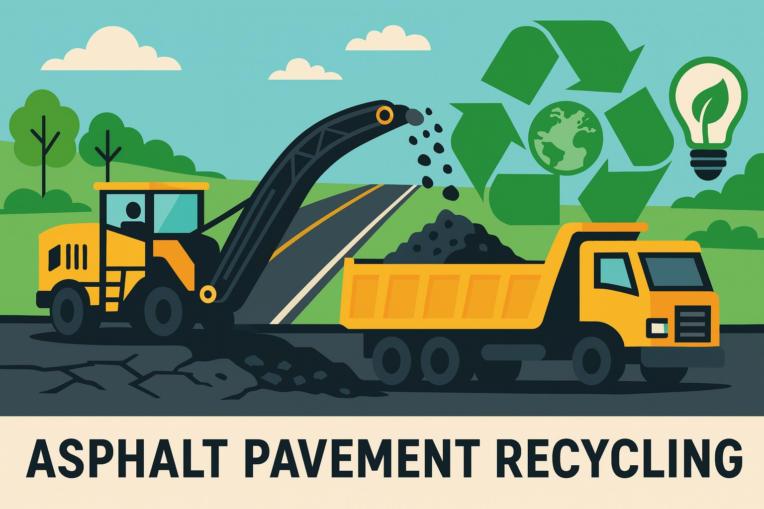 Turning old roads into a sustainable future through recycled asphalt