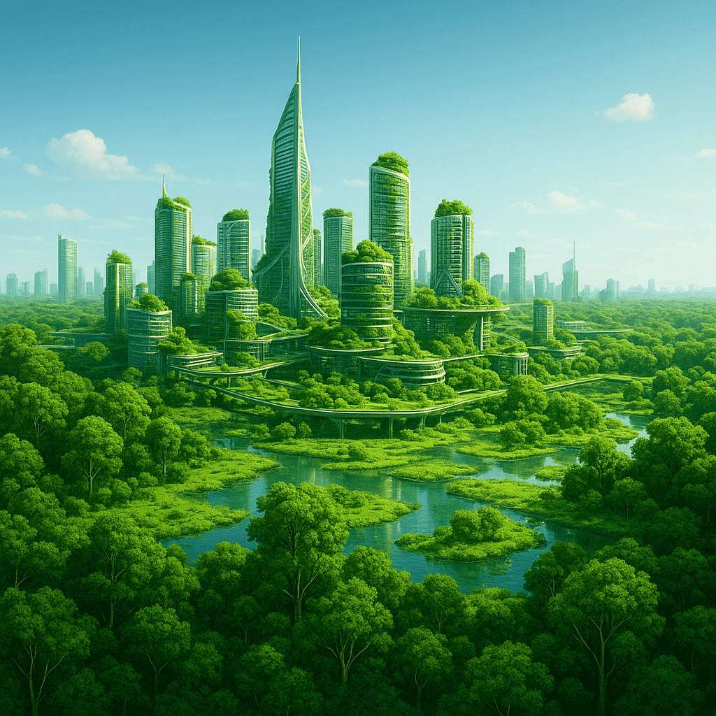 Can technology and nature work together for sustainable cities? Learn how scientists modelled eco-smart urban growth using nature-based solutions.