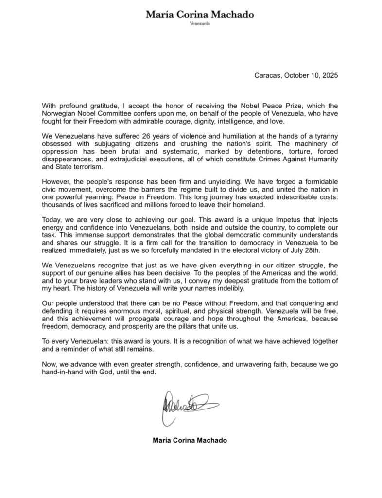 Acceptance Letter