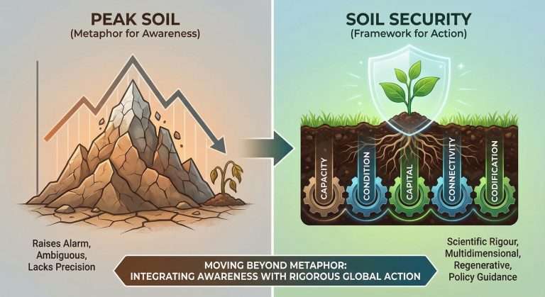 Figure 1. Peak soil vs Soil Security