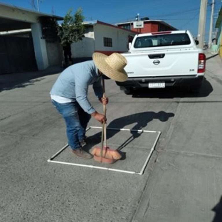 Figure 3. Dust sampling