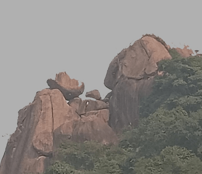 Figure 1. A view of the Dongargarh granite pluton near the Dongargarh town in Chhattisgarh, India; Credit. Author