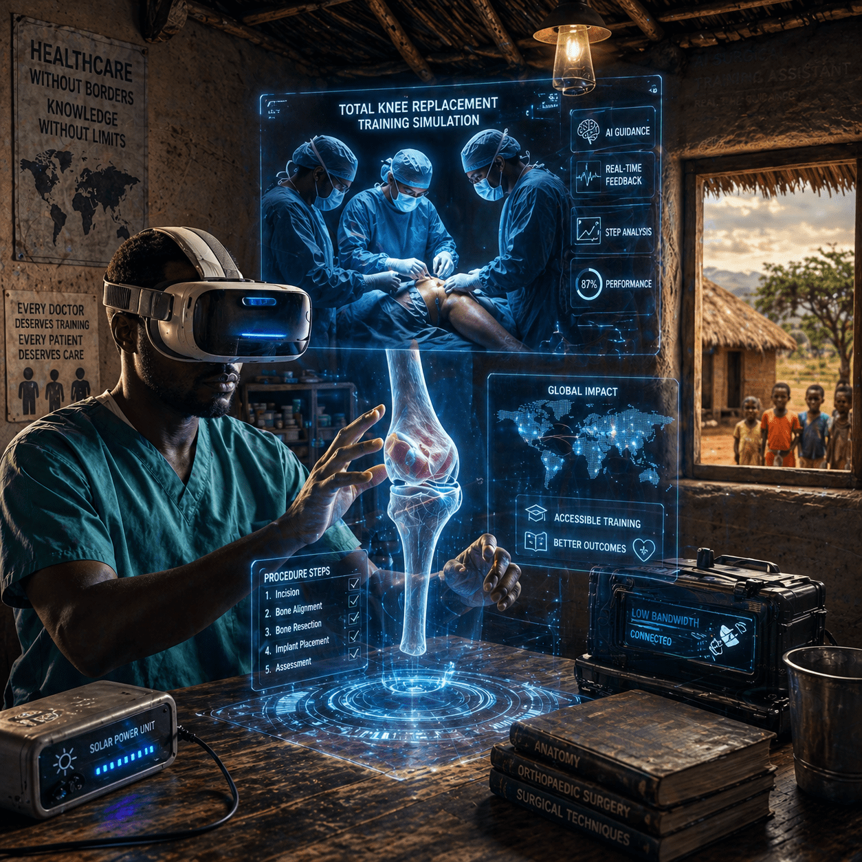 Adaptive XR & AI for Total Knee Replacement (TKR) Training