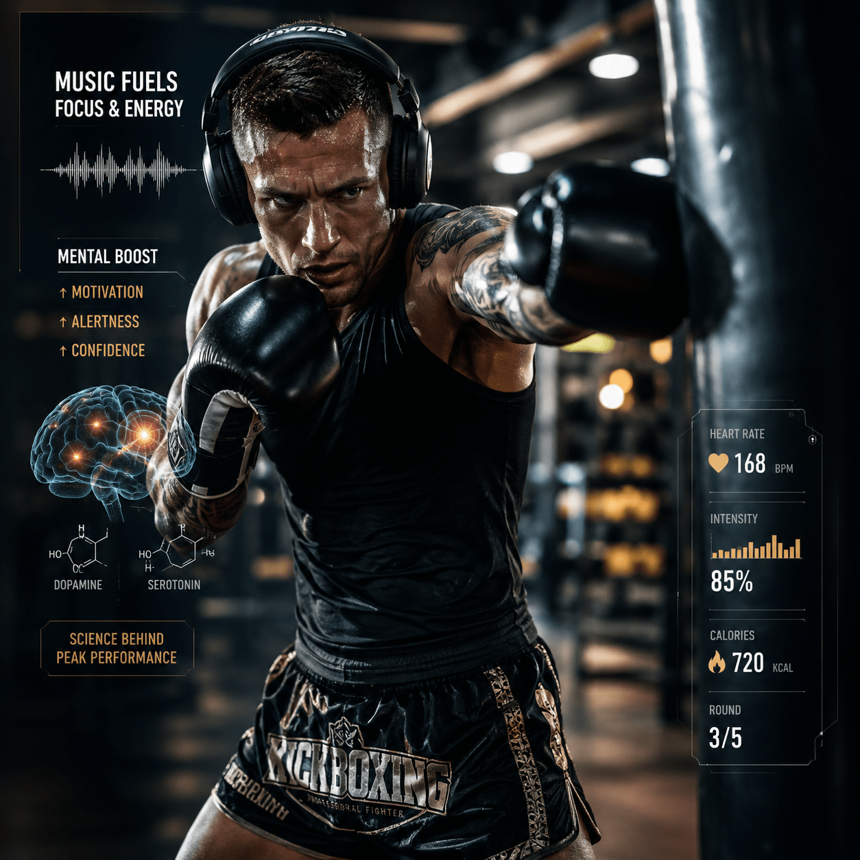 Use Of Music During The Physical Preparation Of Kickboxers