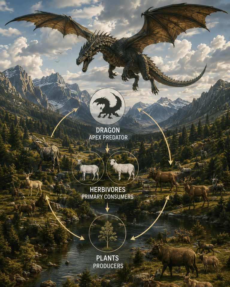 Figure 5: Estimating the food web of an apex predator
