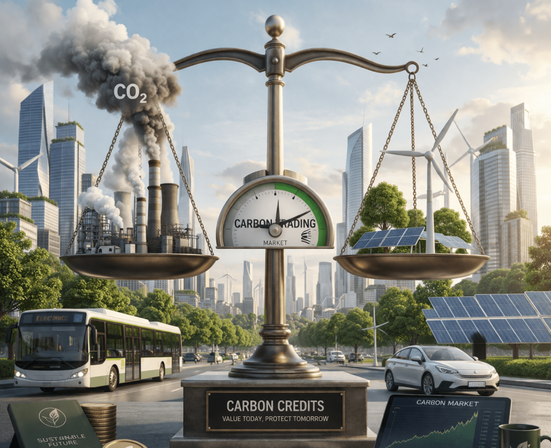 A Market Solution to a Global Carbon Emissions Problem