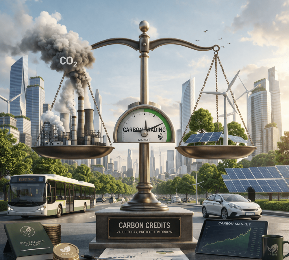 A Market Solution to a Global Carbon Emissions Problem