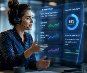 How Intelligent Technologies Augment Human Service Agents