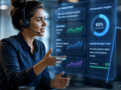 How Intelligent Technologies Augment Human Service Agents
