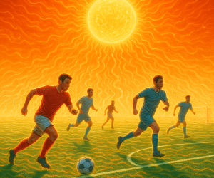 Hotter matches, slower players: how rising temperatures are reshaping football