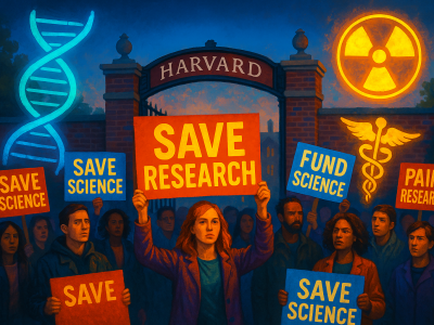 Harvard Fights Back As Science Faces A Crackdown