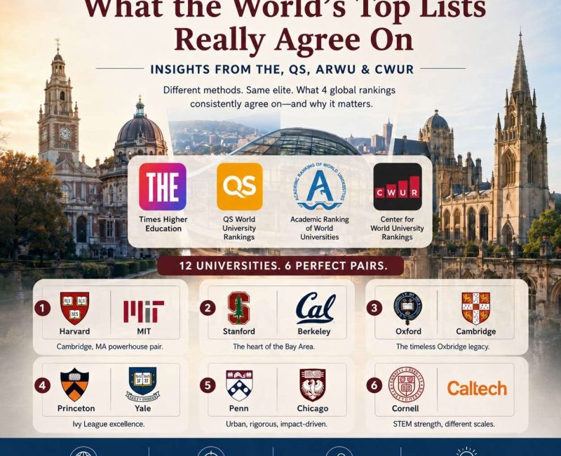 The League of Legends: How Four Major Rankings Agree on the World’s Top Universities