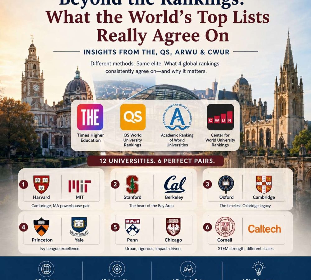 The League of Legends: How Four Major Rankings Agree on the World’s Top Universities