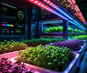 LED-Driven Spectral Engineering of Brassicaceae Microgreens for Enhanced Yield and Phytochemical Quality